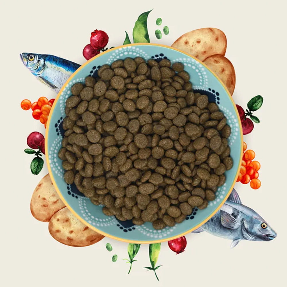 Eden kot Biała ryba i Kawior ze śledzia 1,5kg - sucha karma dla kotów