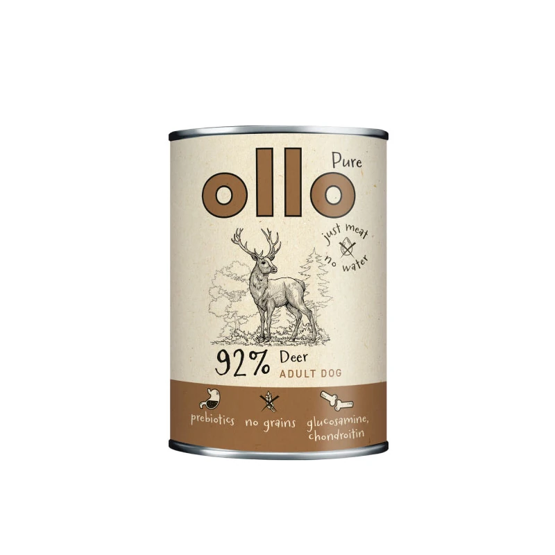 Ollo Pure Jeleń puszka 400g/850g