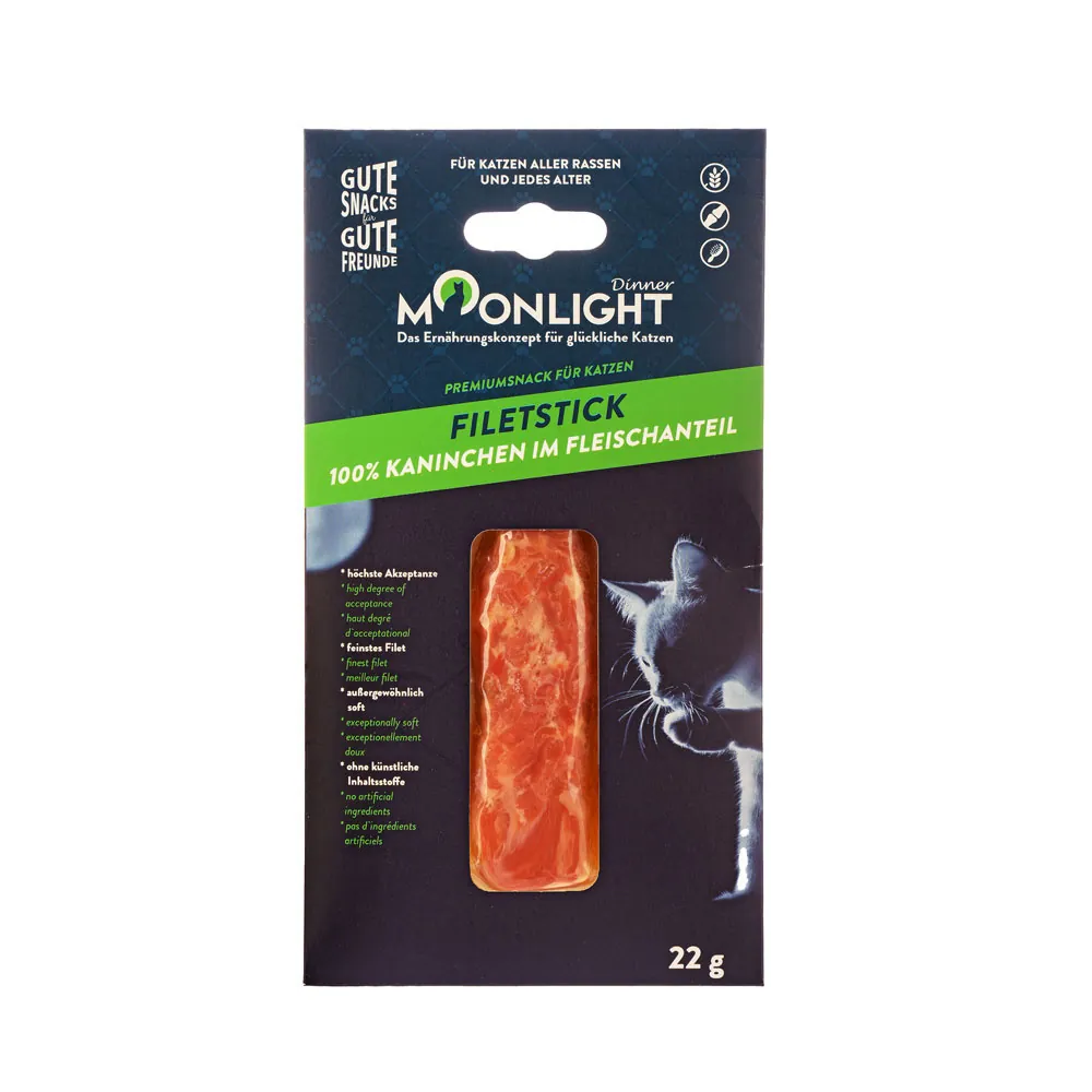 Moonlight filet z królika 22g - przysmak dla kota