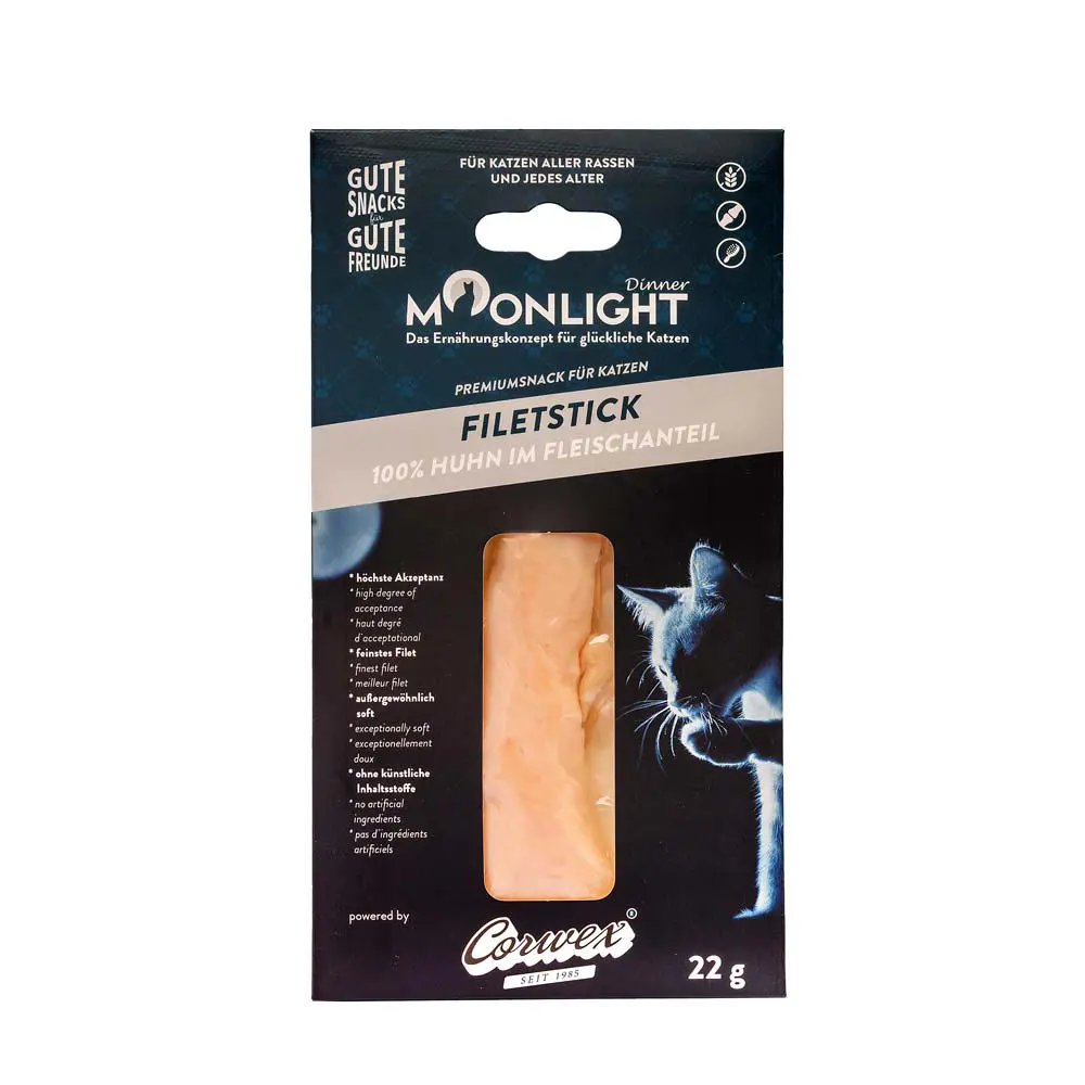 Moonlight filet z kurczaka 22g - przysmak dla kotów
