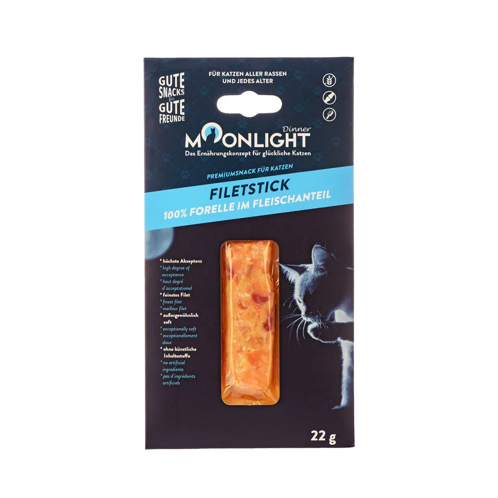Moonlight filet z pstrąga 22g - przysmak dla kota