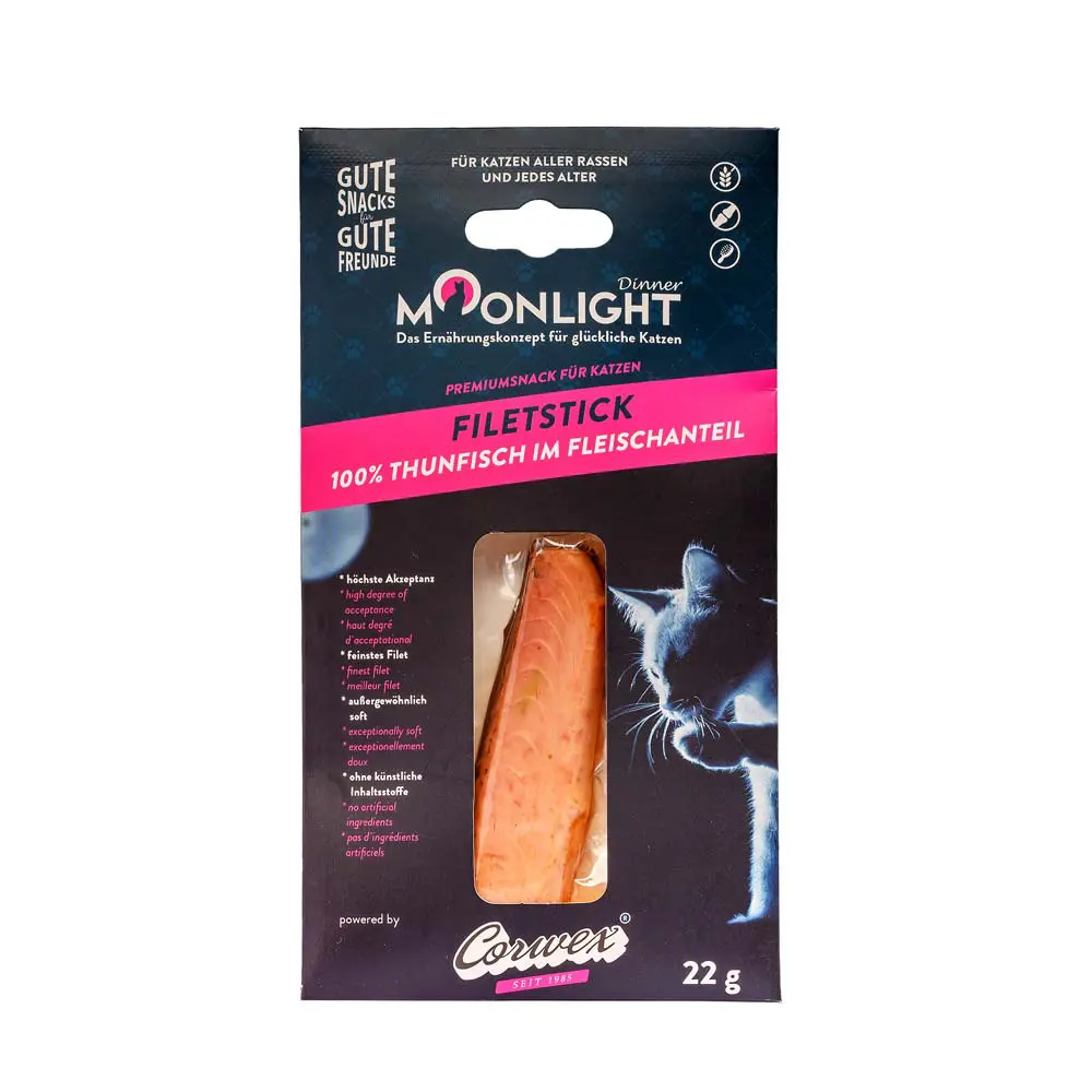 Moonlight filet z tuńczyka 22g - przysmak dla kotów