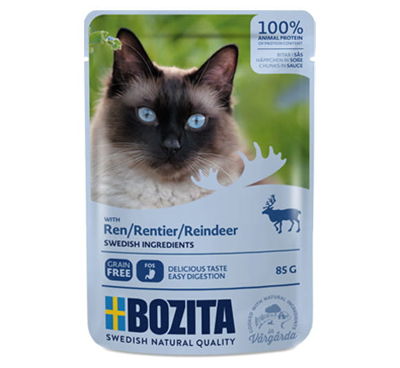 Bozita saszetka renifer w sosie 85g - mokra karma dla kotów