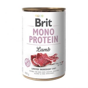 Brit Mono Protein jagnięcina puszka 400g - mokra karma dla psów