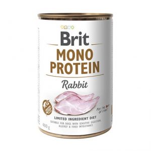 Brit Mono Protein królik puszka 400g - mokra karma dla psów
