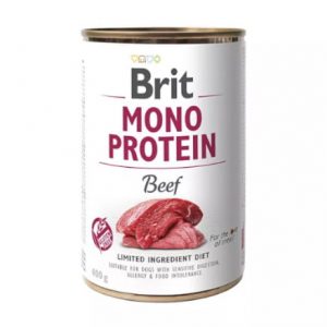 Brit Mono Protein wołowina 400 g - mokra karma dla psów