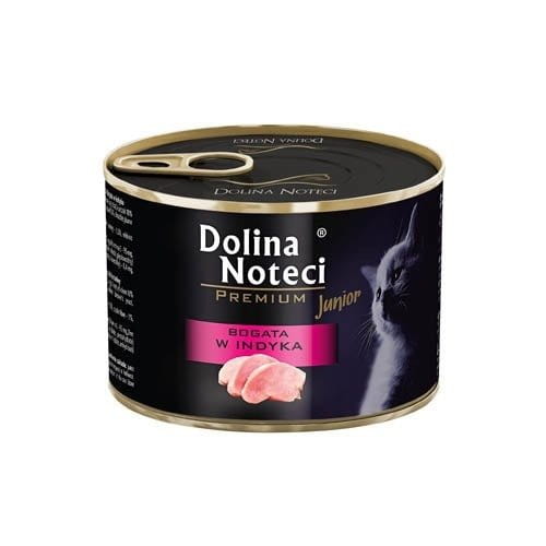 Dolina Noteci Premium Junior indyk puszka 185g - mokra karma dla kociąt