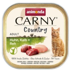 Animonda Carny Country kurczak, cielęcina, sarnina 100g - mokra karma dla kotów