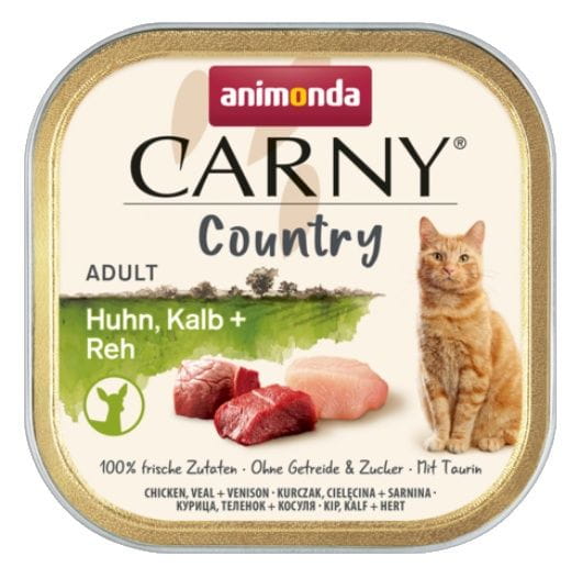 Animonda Carny Country kurczak, cielęcina, sarnina 100g - mokra karma dla kotów