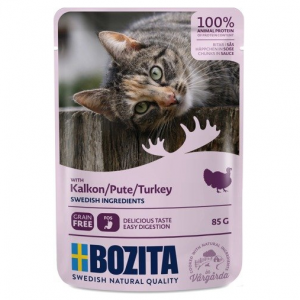 Bozita saszetka indyk w sosie 85g - mokra karma dla kotów