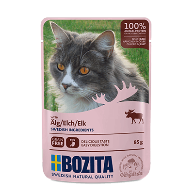 Bozita saszetka łoś w galaretce 85g - mokra karma dla kotów