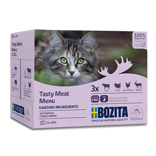 Bozita pakiet 12szt x 85g (mix smaków mięsnych w sosie) - mokra karma dla kotów