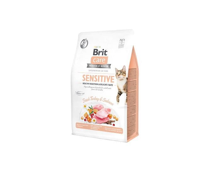 Brit Care Sensitive 400g -sucha karma dla kotów