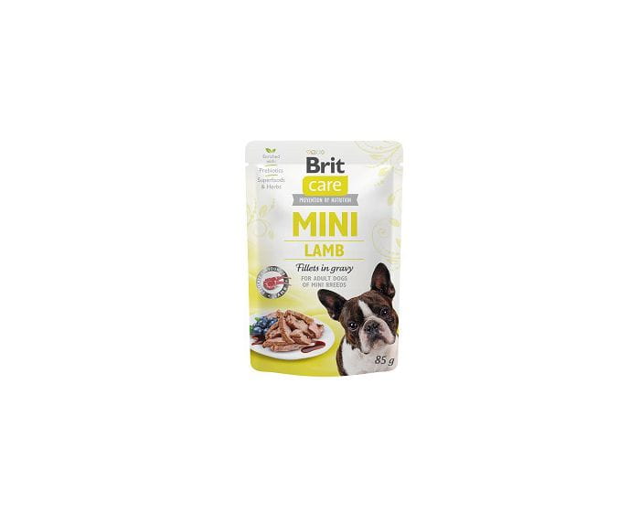 Brit Care Mini jagnięcina w sosie saszetka 85g - mokra karma dla psów