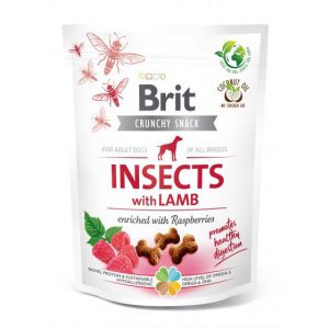 Brit Care Dog przysmak dla psów Crunchy INSECTS & LAMB 200g