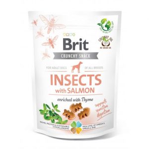 Brit Care Dog przysmak dla psów Crunchy INSECTS & SALMON 200g