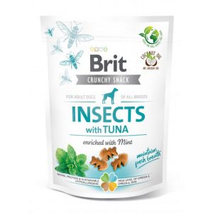 Brit Care Dog przysmak dla psów Crunchy INSECTS & TUNA 200g