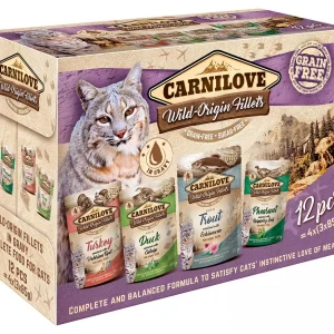 Carnilove pakiet 12szt x 85g (mix smaków w sosie) - mokra karma dla kotów