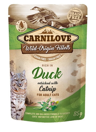 Carnilove kaczka w sosie saszetka 85g - mokra karma dla kotów