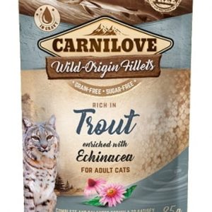 Carnilove pstrąg w sosie saszetka 85g - mokra karma dla kotów