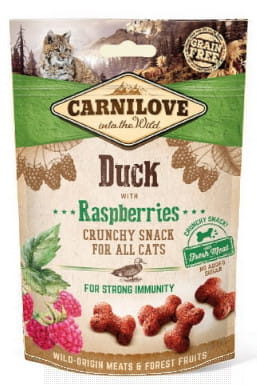 Carnilove kaczka z malinami 50g - przysmak dla kotów