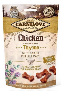 Carnilove kurczak z tymiankiem 50g - przysmak dla kotów