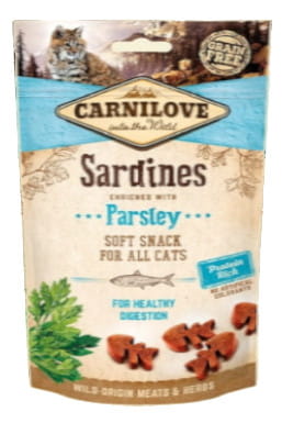 Carnilove sardynki z pietruszką 50g - przysmak dla kotów