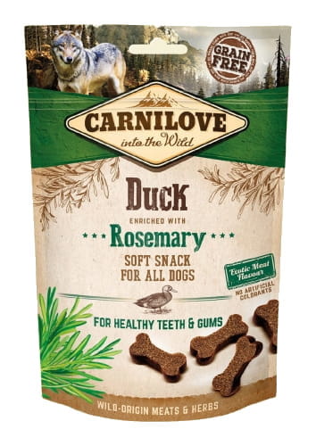 Carnilove Soft kaczka & rozmaryn 200g - przysmak dla psów