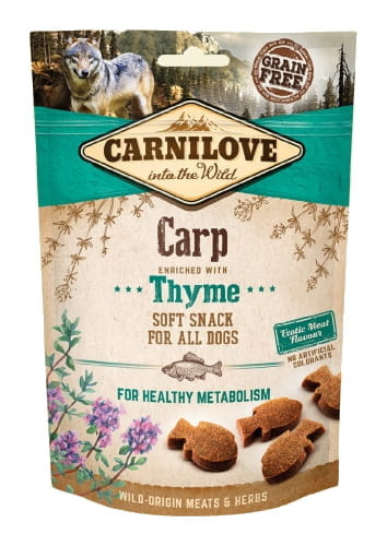 Carnilove Soft karp & tymianek 200g - przysmak dla psów
