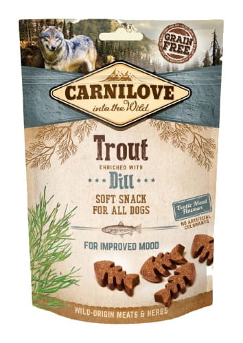 Carnilove Soft pstrąg & koper 200g - przysmak dla psów