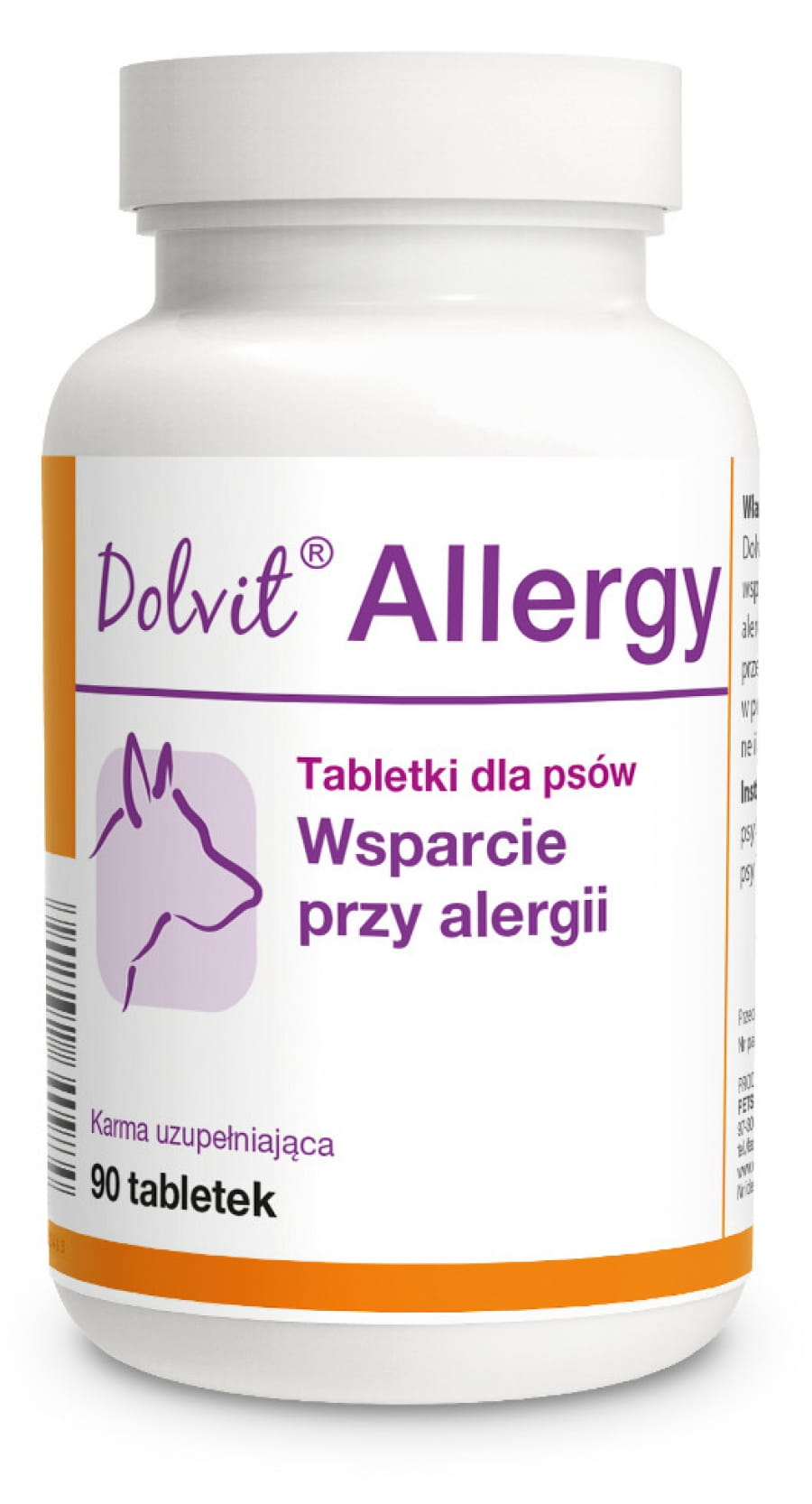 Dolfos Dolvit Allergy (wsparcie przy alergii) dla psów i kotów