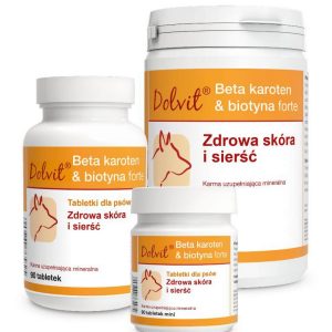 Dolfos Dolvit Beta Karoten Biotyna Forte (zdrowa skóra i sierść) - tabletki dla psów