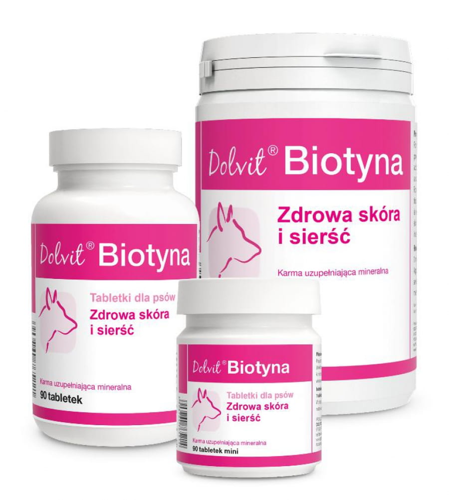 Dolfos Dolvit Biotyna (zdrowa sierść i skóra) - tabletki dla psów