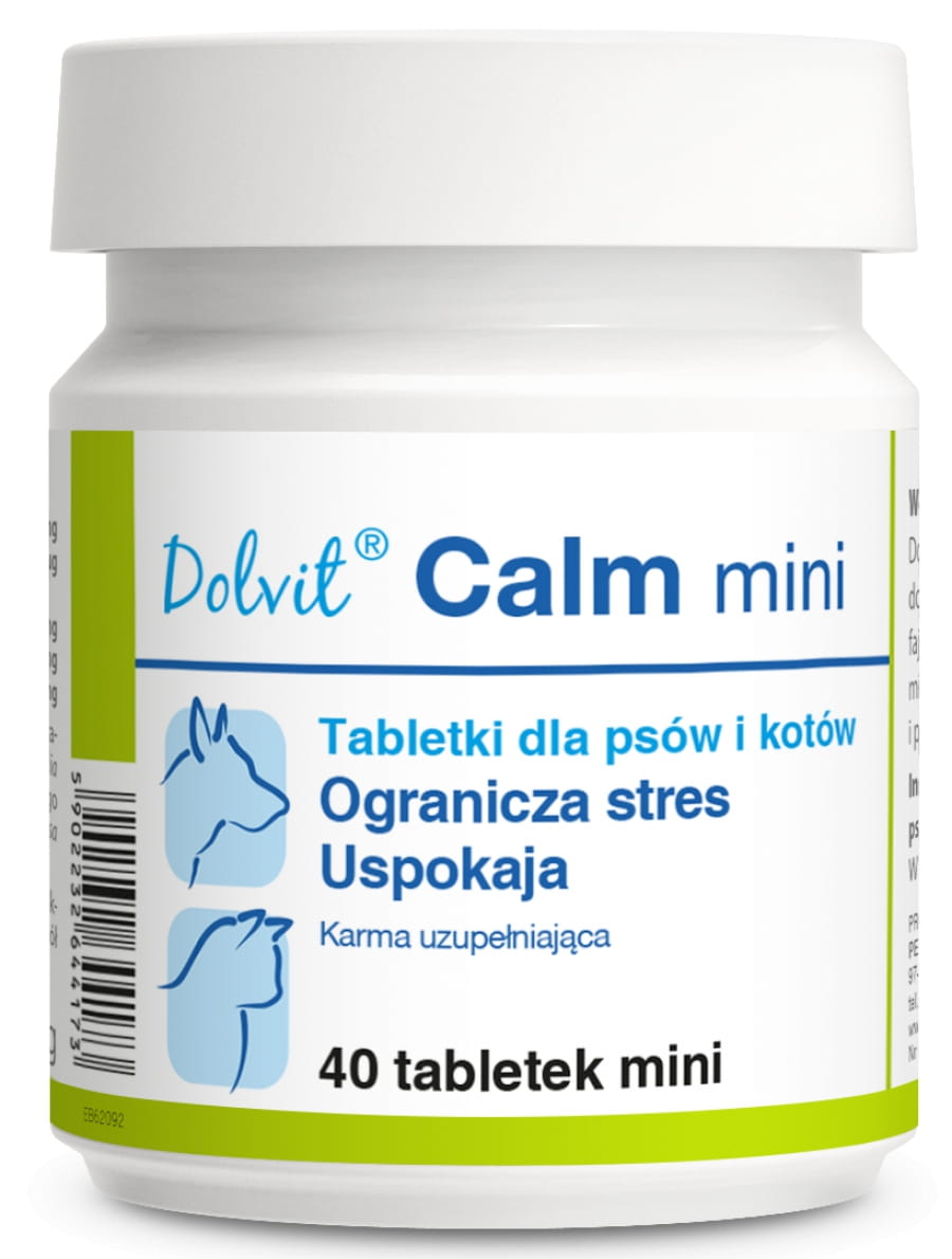 Dolfos Dolvit Calm (ogranicza stres i uspokaja) - tabletki dla psów i kotów