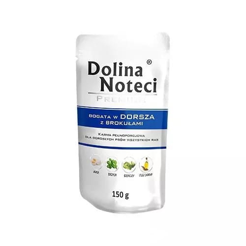 Dolina Noteci Dorsz z brokułami 150g/500g - mokra karma dla psów