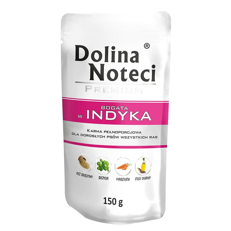Dolina Noteci Indyk 150g/500g - mokra karma dla psów