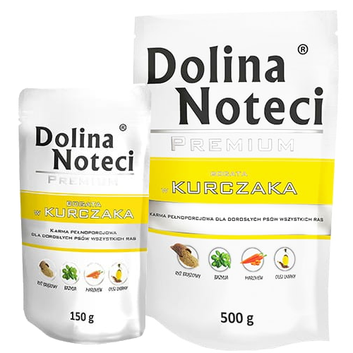 Dolina Noteci Kurczak 150g/500g - mokra karma dla psów