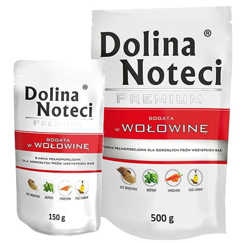 Dolina Noteci Wołowina 150g/500g - mokra karma dla psów
