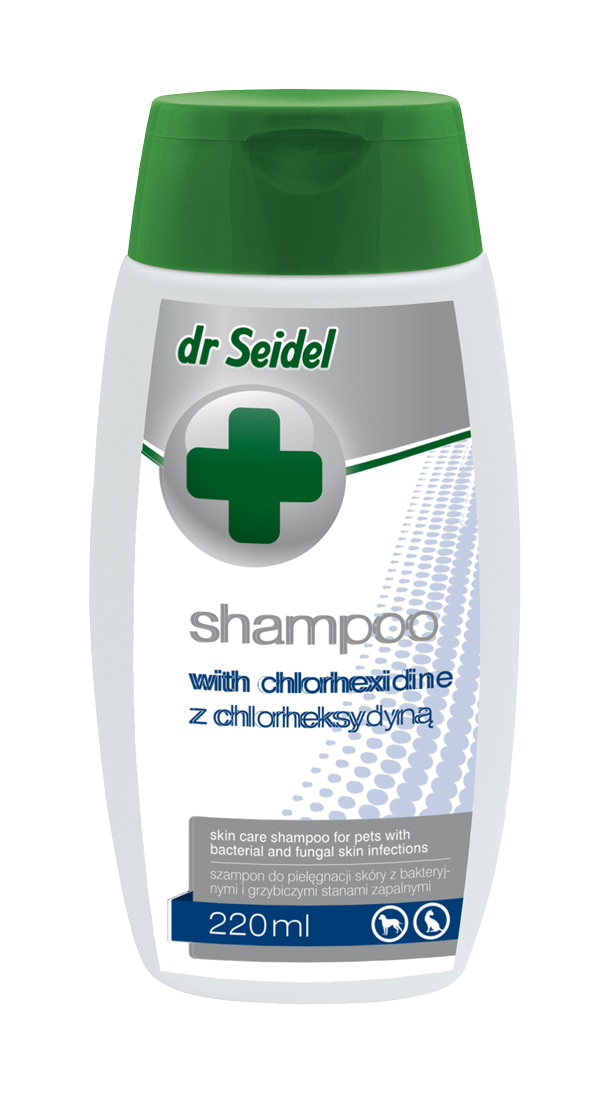 Dr Seidel Szampon z chlorheksydyną 220ml - dla psów