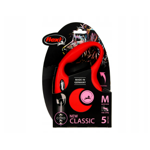 Flexi New Classic Cord (linka) - smycz automatyczna dla psa