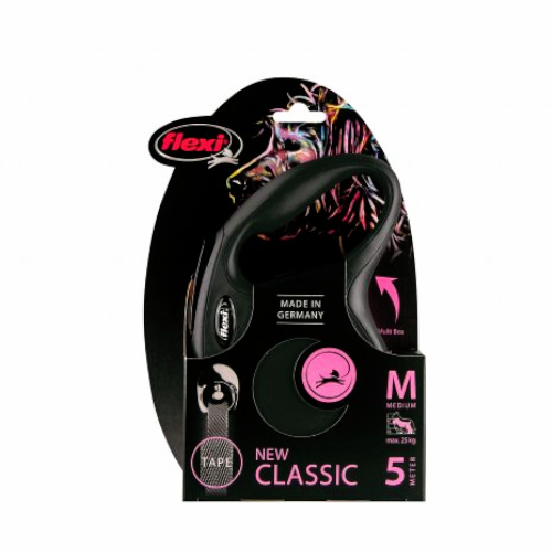 Flexi New Classic Tape (taśma) - smycz automatyczna dla psa