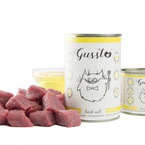 Gussto świeża cielęcina puszka 200/400g - mokra karma dla kotów