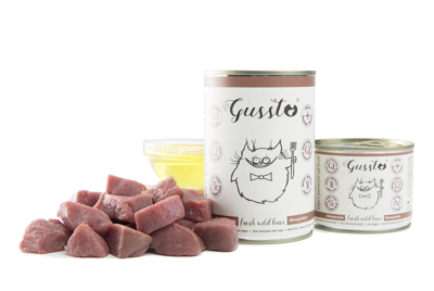 Gussto świeży dzik puszka 200/400g - mokra karma dla kotów