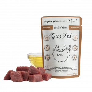 Gussto (świeży dzik) saszetka 85g - mokra karma dla kotów