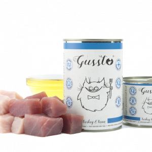 Gussto (świeży indyk z tuńczykiem) puszka 200g/400g - mokra karma dla kotów