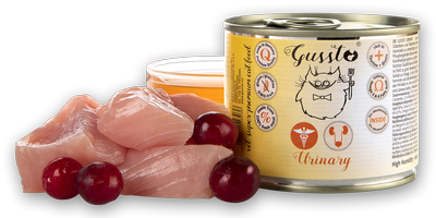 Gussto Urinary (na drogi moczowe) puszka 200g - mokra karma dla kotów