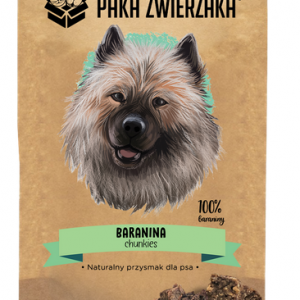 Paka Zwierzaka Chunkies Baranina 70g - przysmak dla psów