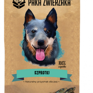 Paka Zwierzaka Szprotki 60g - przysmak dla psów