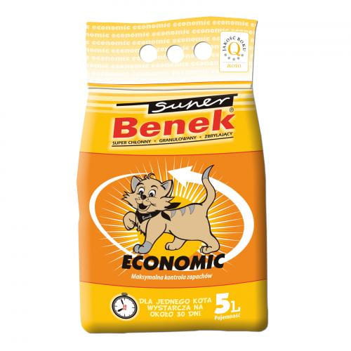 Super Benek Economic 5l - żwirek dla kotów
