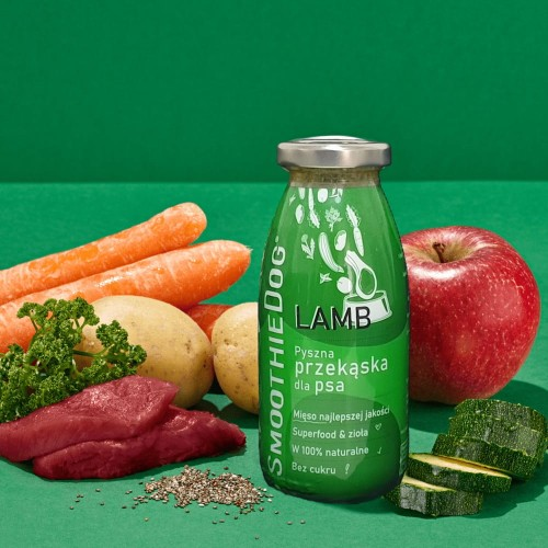 SmoothieDog Jagnięcina 250ml - płynny przysmak dla psów